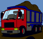 Dibujo Camión de carga pintado por tico_tico