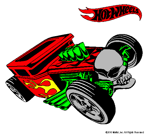 Dibujo Hot Wheels 8 pintado por Enzotriple