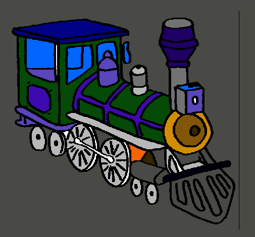 Dibujo Tren pintado por JEREMIAS6