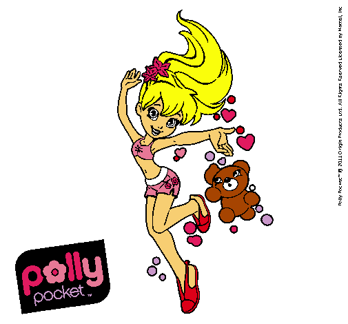 Dibujo Polly Pocket 14 pintado por celiabazo