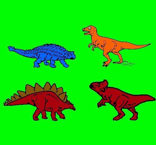 Dibujo Dinosaurios de tierra pintado por Juanavale