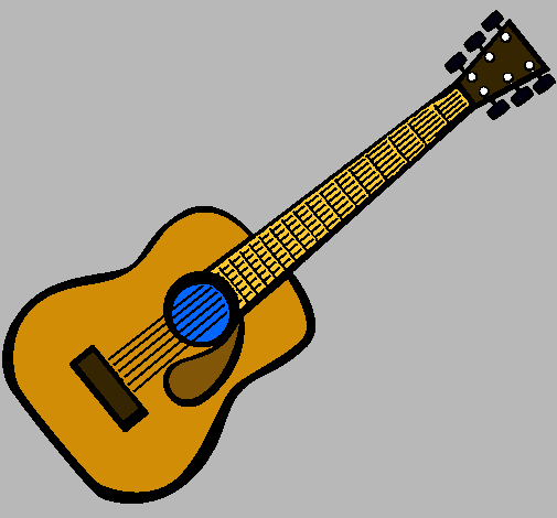Dibujo Guitarra española II pintado por SOFIA-2005