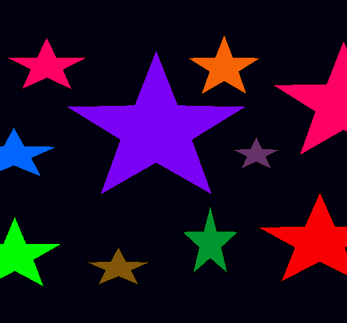 Dibujo Estrellas 4 pintado por sauri