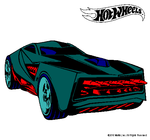 Dibujo Hot Wheels 12 pintado por gapukier