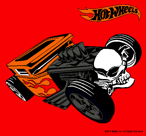 Dibujo Hot Wheels 8 pintado por hotweels