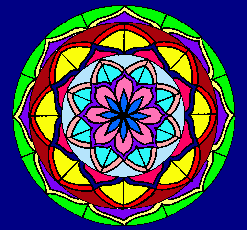 Dibujo Mandala 6 pintado por Oinsu