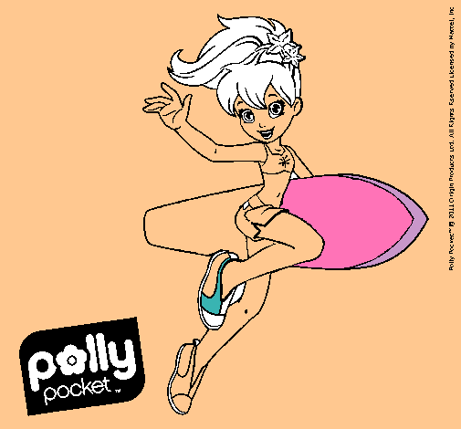 Dibujo Polly Pocket 3 pintado por aleyfaby