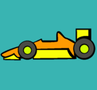 Dibujo Fórmula 1 pintado por jhosglana