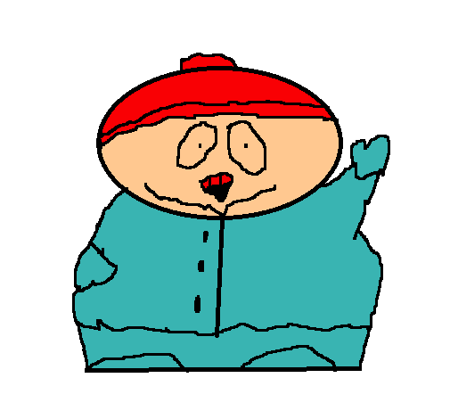 Dibujo Cartman pintado por lokito12