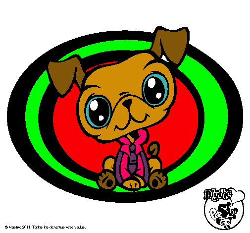 Dibujo Perrito Littlest Pet Shop pintado por pibichetoli