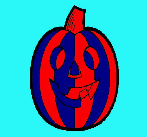 Dibujo Calabaza pintado por elbombero