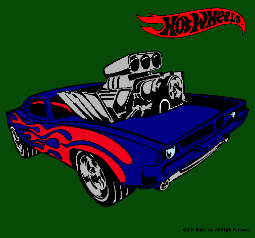 Dibujo Hot Wheels 11 pintado por manusanmi