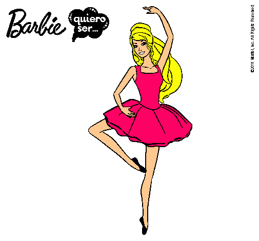 Dibujo Barbie bailarina de ballet pintado por ssooffii