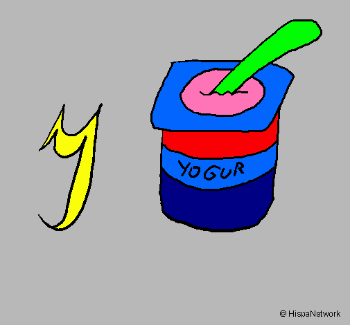 Dibujo Yogur pintado por Doraluc