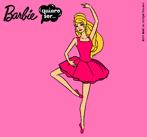 Dibujo Barbie bailarina de ballet pintado por Meredith