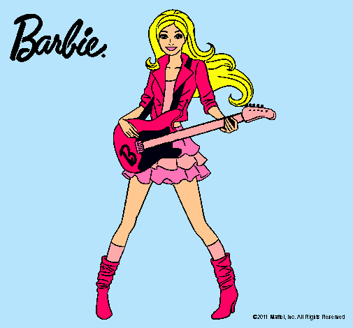 Barbie guitarrista