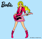 Dibujo Barbie guitarrista pintado por Michuuuu