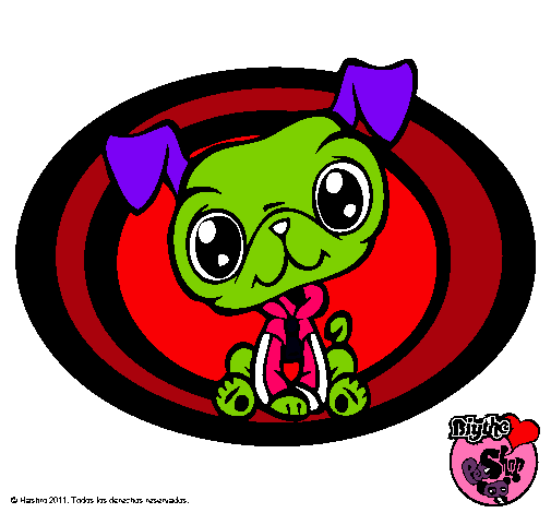 Dibujo Perrito Littlest Pet Shop pintado por andreii