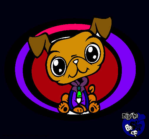 Dibujo Perrito Littlest Pet Shop pintado por RocioAnto