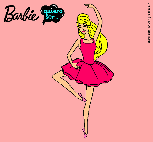 Dibujo Barbie bailarina de ballet pintado por LaEly