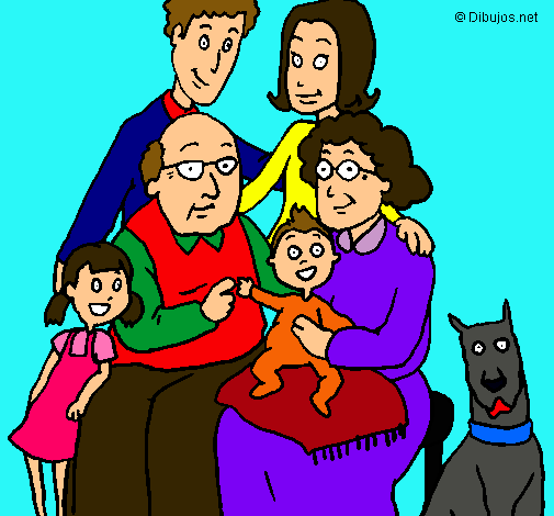 Dibujo Familia pintado por carla28