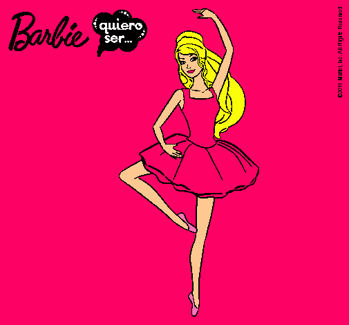 Dibujo Barbie bailarina de ballet pintado por Melaniebes