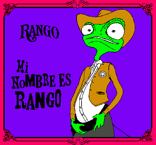 Dibujo Rango pintado por elpibitho