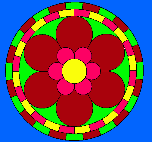 Dibujo Mandala 2 pintado por strellhada