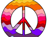 Dibujo Símbolo de la paz pintado por isabel-11