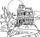 Dibujo Casa encantada pintado por loffdddf