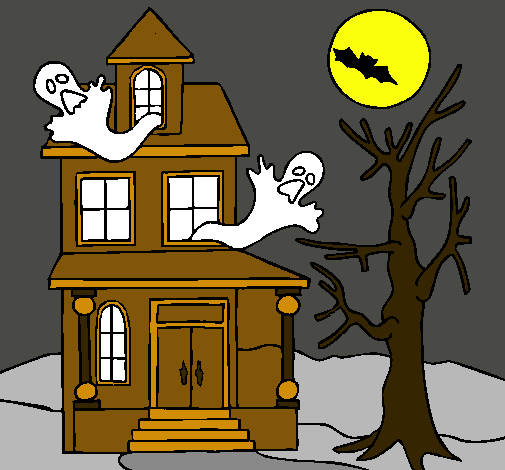 Dibujo Casa fantansma pintado por Yoovi