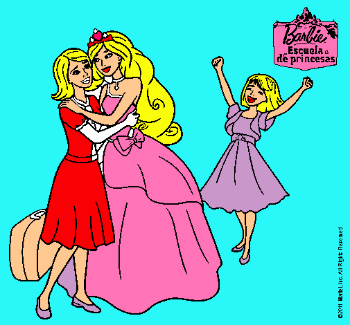 Dibujo Barbie proclamada princesa pintado por lanuvk