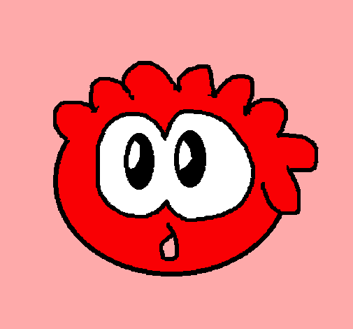 Dibujo Puffle 2 pintado por mariae