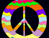 Dibujo Símbolo de la paz pintado por mariat6c