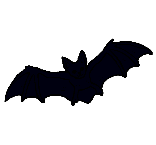 Dibujo Murciélago volando pintado por supersergi