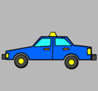 Dibujo Taxi pintado por gutierrez
