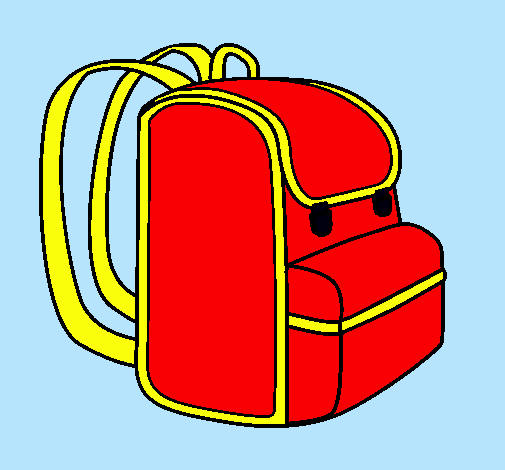 Dibujo Mochila pintado por banco