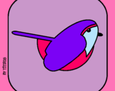 Dibujo Pájaro II pintado por candesua