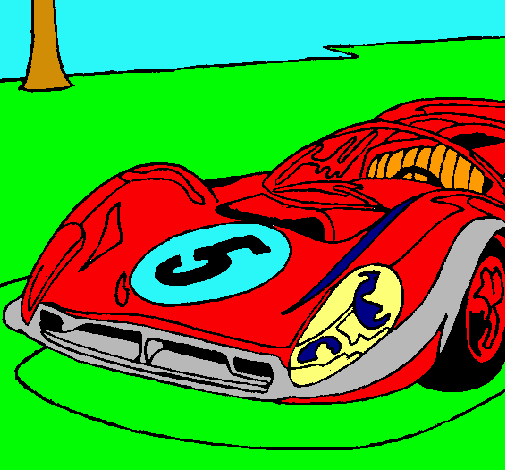 Dibujo Automóvil número 5 pintado por DANNON
