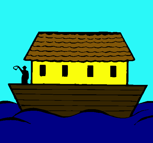 Dibujo Arca de Noe pintado por matildsa