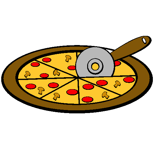 Dibujo Pizza pintado por nancybilbo