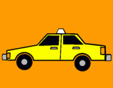Dibujo Taxi pintado por cristian-vel