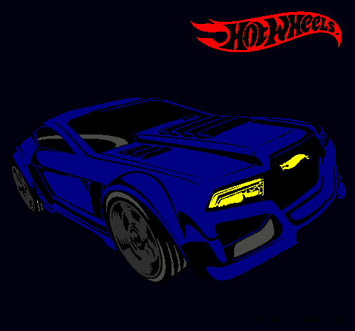 Dibujo Hot Wheels 5 pintado por giovani