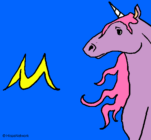 Dibujo Unicornio pintado por strellhada