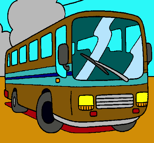 Dibujo Autobús pintado por mariaesco
