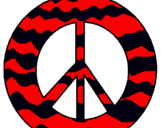 Dibujo Símbolo de la paz pintado por aitor-