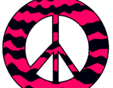 Dibujo Símbolo de la paz pintado por ailubelieber