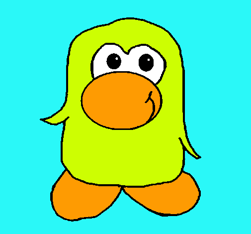 Dibujo Pingüino 2 pintado por majostar