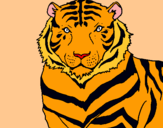 Dibujo Tigre pintado por candesua