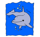 Dibujo Delfín pintado por delfinsito84